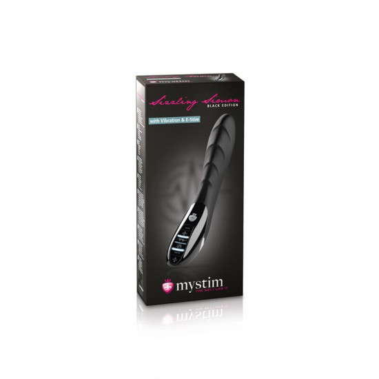Вибратор с электростимуляцией Mystim Sizzling Simon eStim Black, миостимулятор