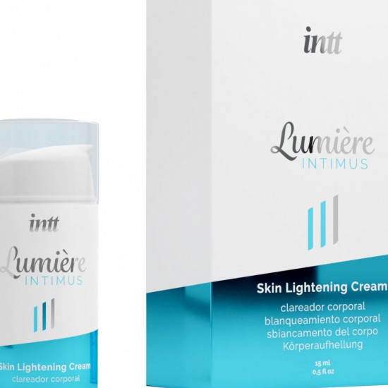 Крем для осветления кожи Intt Lumiere (15 мл) для всего тела и интимных зон, накопительный эффект