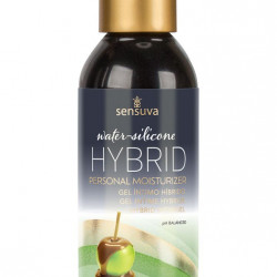Змазка водно-силіконова Sensuva Hybrid Caramel Apple (125мл) без цукру, можна для оральних пестощів