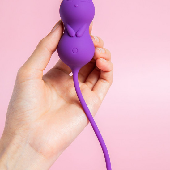 Вагинальные шарики с вибрацией KISTOY Paula с пультом ДУ, диаметр 32мм