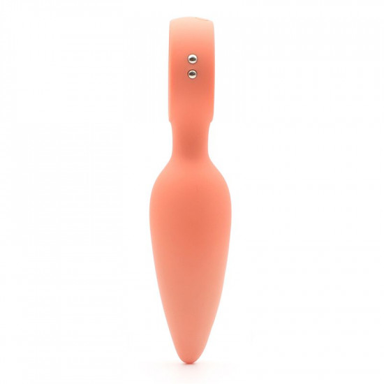 Анальная вибропробка KISTOY Orville Orange, диаметр 30мм