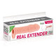 Насадка на член Real Body - Real Extender DICKY с закрытой головкой и кольцом для мошонки