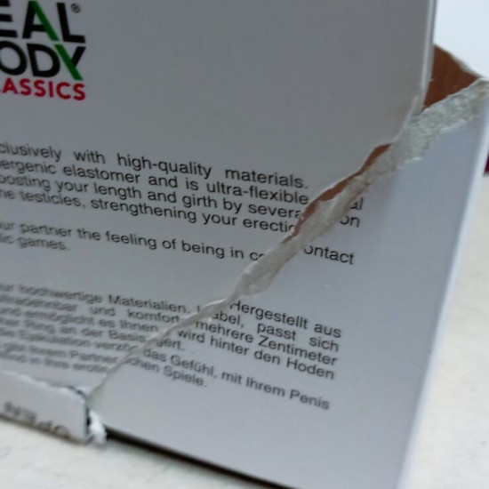 Насадка на член Real Body — Real Extender HUGY (порване паковання)