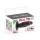 Фаллоимитатор Real Body - Real Tim Black, TPE, диаметр 3,4см