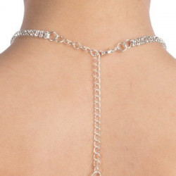 Кольє зі стразами Bijoux Pour Toi - Audrey Silver