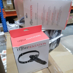 Кляп з подвійним фалоімітатором Fetish Tentation Double Penis Gag (м'ята упаковка!!!)