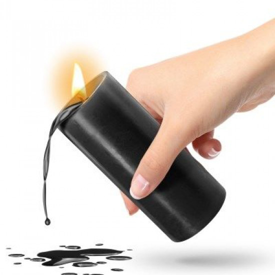 БДСМ-cвеча низкотемпературная Fetish Tentation SM Low Temperature Candle Black