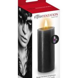 БДСМ-свічка низькотемпературна Fetish Tentation SM Low Temperature Candle Black