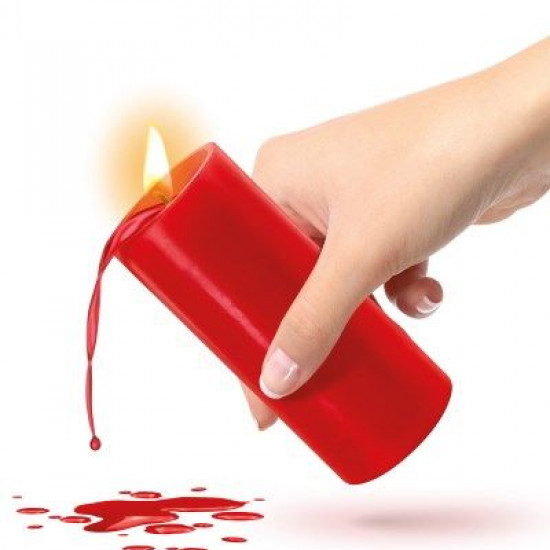 БДСМ-cвеча низкотемпературная Fetish Tentation SM Low Temperature Candle Red