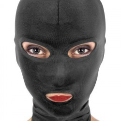 Капюшон для БДСМ з відкритими очима та ротом Fetish Tentation