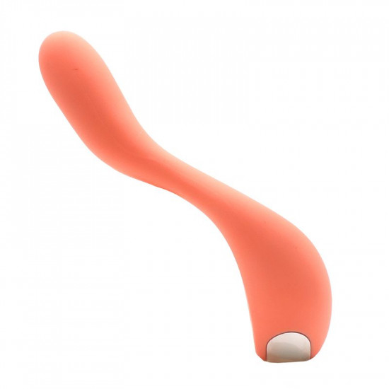 Вибратор для пар KISTOY Martin Orange, два мотора, крепление на член, диаметр 32мм