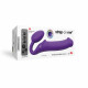 Безремневой страпон с вибрацией Strap-On-Me Vibrating Violet XL, диам. 4,7см, пульт ДУ, регулируемый