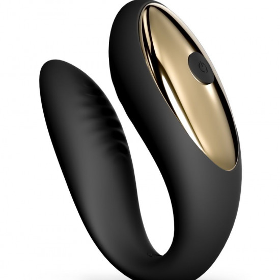 Вибратор для пар Dorcel PERFECT LOVER с пультом ДУ, 10 режимов работы, 2 мотора