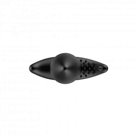 Анальная вибропробка Nexus B-stroker с массирующими бусинами на ножке с пультом Д/У