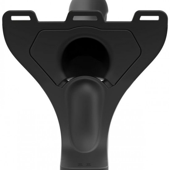 Страпон унисекс с вибрацией Doc Johnson Body Extensions - BE IN CHARGE, полая насадка