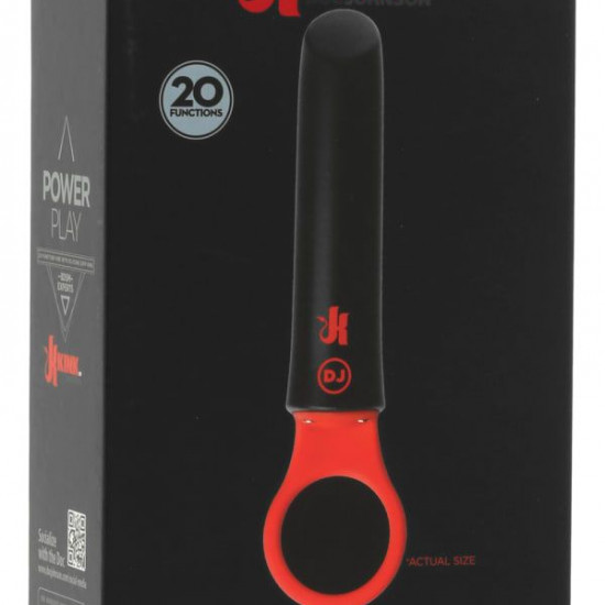Вибратор Doc Johnson Kink - Power Play with Silicone Grip Ring