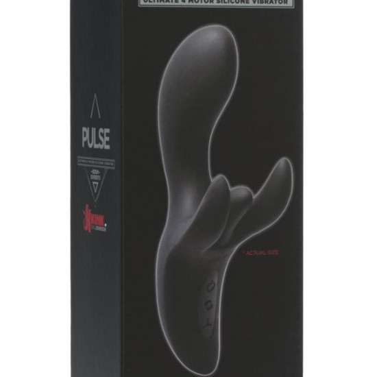 Вибратор-кролик Doc Johnson Kink - Pulse - Ultimate 4 Motor Silicone Vibrator