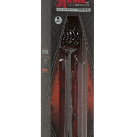 Колесо Вартенберга игольчатое на 5 рядов зубцов Doc Johnson Kink- Spike - Solid Metal Pinwheel - 5 W
