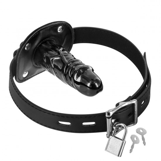 Кляп с большим фаллоимитатором Fetish Tentation Penis Gag T2