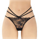 Трусики с открытой попкой Fashion Secret Nadia Black