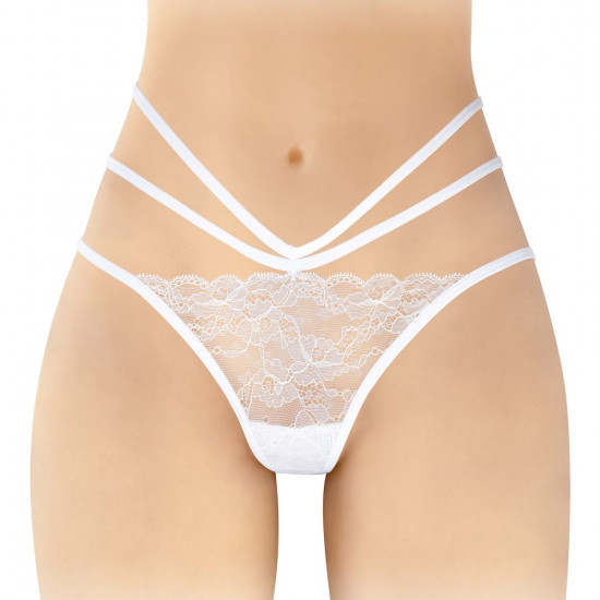 Трусики с открытой попкой Fashion Secret Nadia White