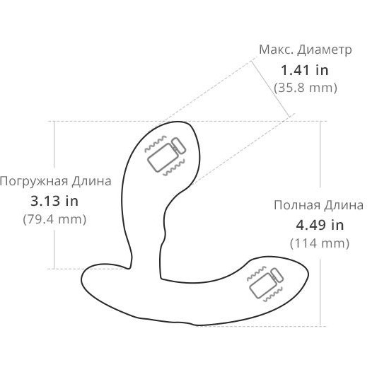 Смарт массажер простаты Lovense Edge с регулировкой угла воздействия