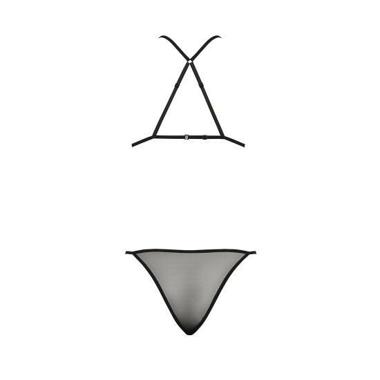 Ажурное боди Passion AZALIA BODY L/XL, black