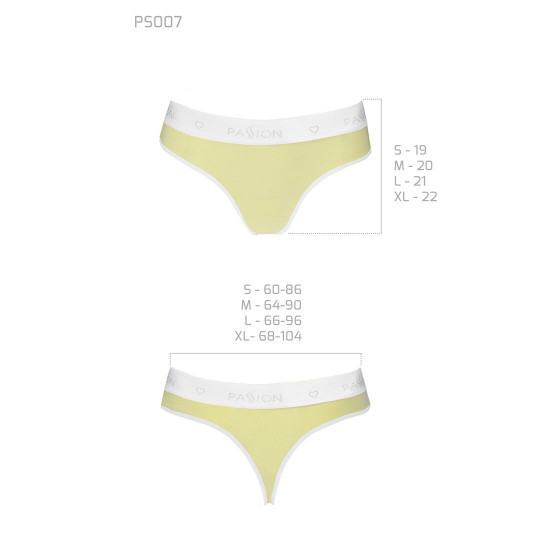 Спортивные трусики-стринги Passion PS007 PANTIES M, yellow