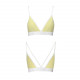 Спортивный топ с двойными бретелями Passion PS007 TOP L, yellow