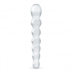 Скляний дилдо у вигляді намистин Gildo Glass Dildo No. 19