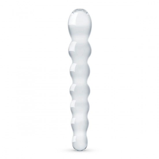 Стеклянный дилдо в виде бусин Gildo Glass Dildo No. 19