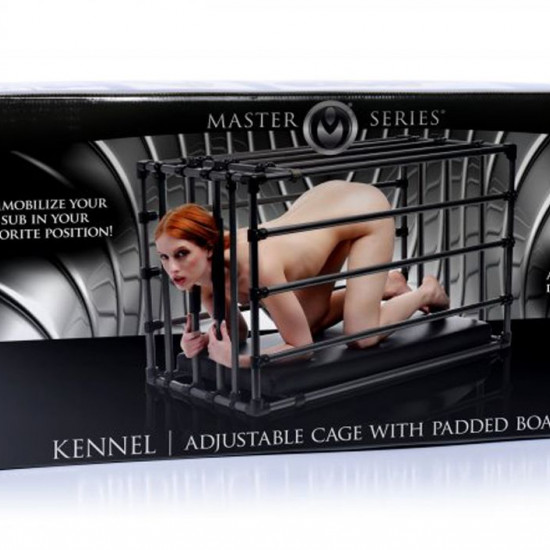 Прочная разборная клетка для наказаний Kennel Adjustable Bondage Cage