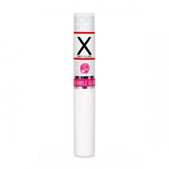 Стимулирующий бальзам для губ унисекс Sensuva – X on the Lips Bubble Gum с феромонами, жвачка