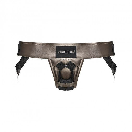 Трусы для страпона Strap-On-Me Leatherette HARNESS CURIOUS