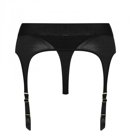 Трусы для страпона с подвязками для чулок Strap-On-Me REBEL HARNESS - M