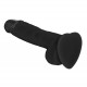 Реалистичный фаллоимитатор Strap-On-Me SOFT REALISTIC DILDO Black - Size L