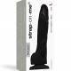 Реалистичный фаллоимитатор Strap-On-Me SOFT REALISTIC DILDO Black - Size L