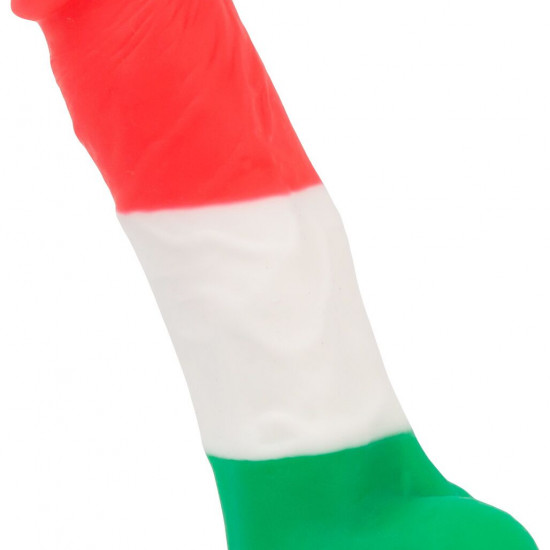 Цветной фаллоимитатор ADDICTION - LEONARDO - 7" - 3 COLOURS, 17,8 см, силикон