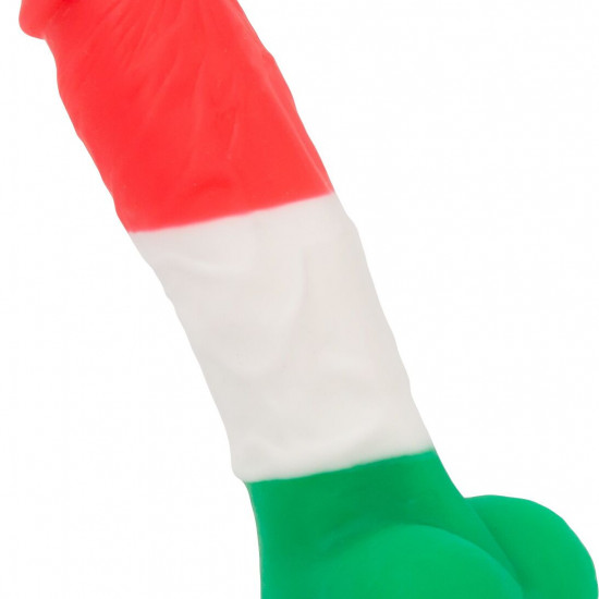 Цветной фаллоимитатор ADDICTION - LEONARDO - 7" - 3 COLOURS, 17,8 см, силикон