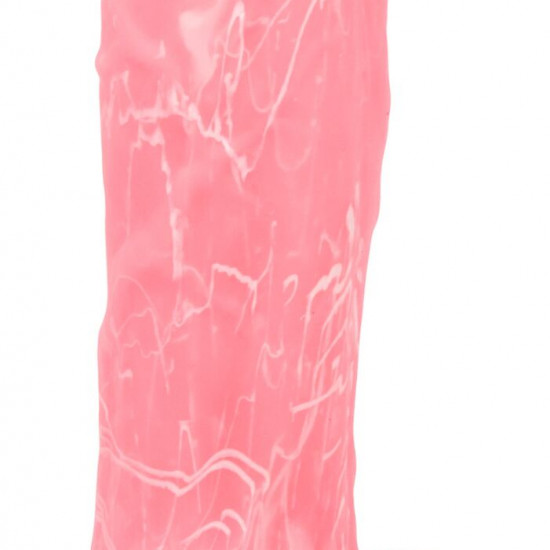 Светящийся в темноте фаллоимитатор ADDICTION - BRANDON - 7.5" - PINK G.I.D. /W PB, 19 см, силикон