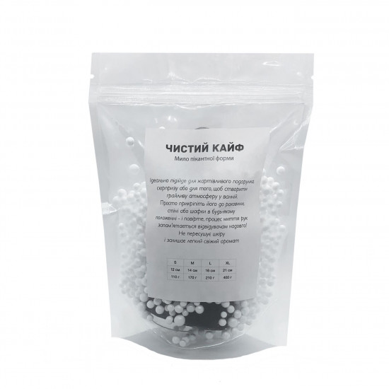 Крафтовое мыло-член с присоской Чистий Кайф Black size S натуральное