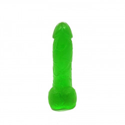 Крафтове мило-член із присоскою Чистий Кайф Green size S натуральне