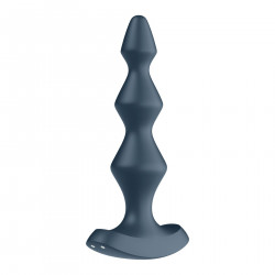 Анальний стимулятор-намистини з двома моторами Satisfyer Lolli-Plug 1 Dark teal