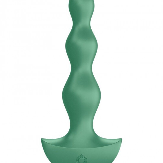 Анальный стимулятор-бусины с двумя моторами Satisfyer Lolli-Plug 2 Green