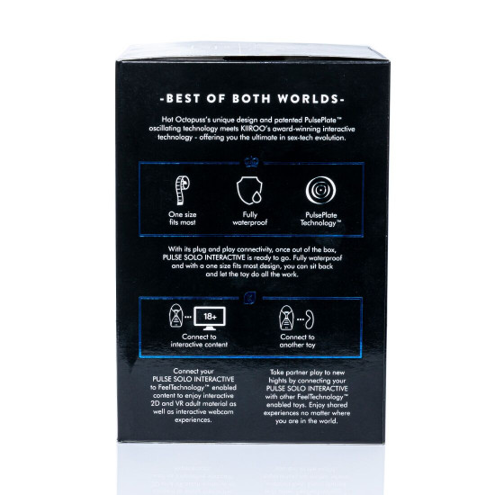 Интерактивный мастурбатор Hot Octopuss Pulse Solo Interactive powered by KIIROO