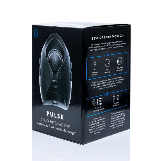 Интерактивный мастурбатор Hot Octopuss Pulse Solo Interactive powered by KIIROO
