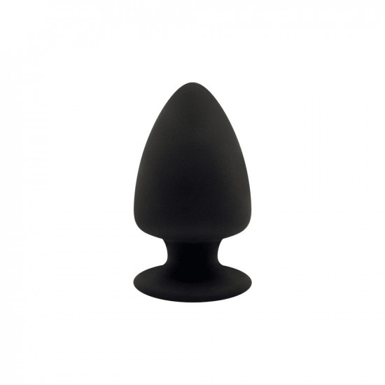 Анальная пробка SilexD (Model 1 size XS) двухслойная, силикон+Silexpan, диаметр 4,5см