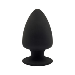 Анальна пробка SilexD (Model 1 size M) двошарова, силікон + Silexpan, діаметр 6,2 см