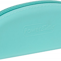 Сумка для зберігання секс-іграшок PowerBullet - Silicone Storage Zippered Bag Teal