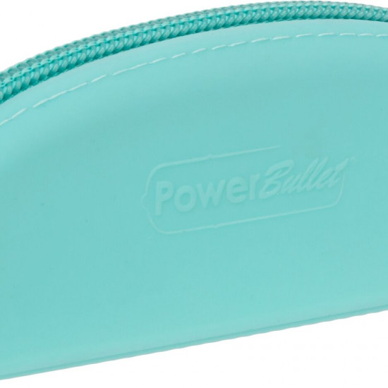 Сумка для хранения секс-игрушек PowerBullet - Silicone Storage Zippered Bag Teal